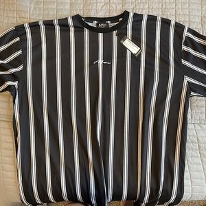 BooHoo Man striped shirt, size M NWT